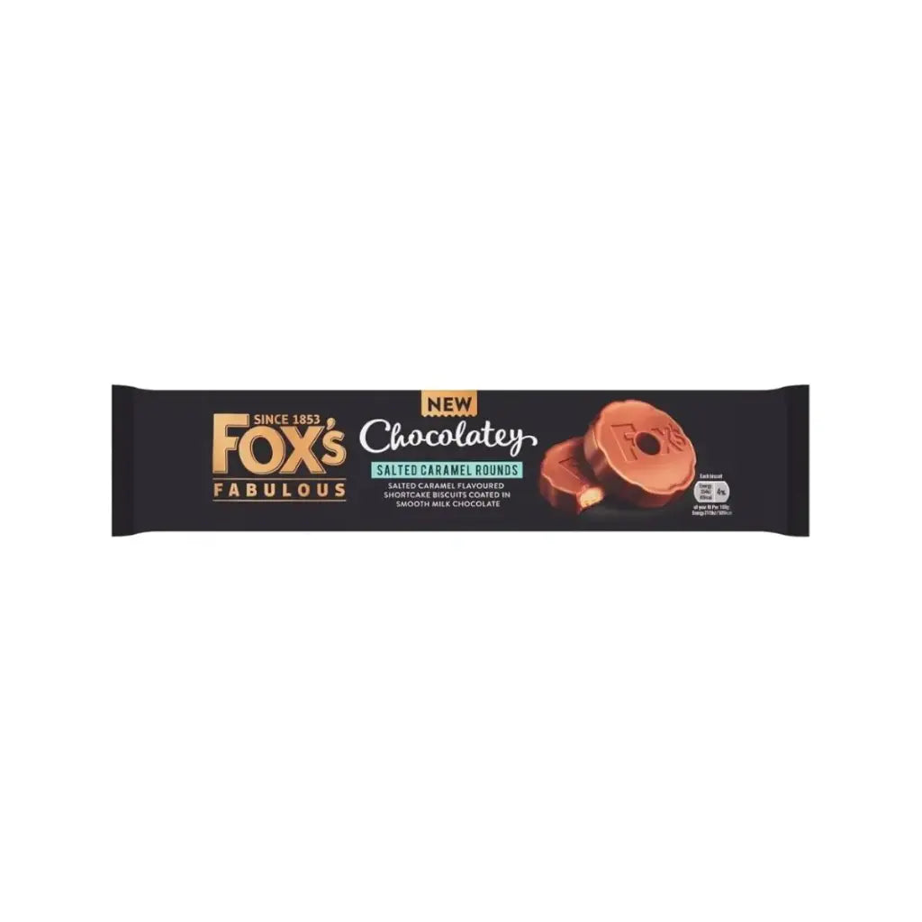 Fox's Chocolatey Rounds Salted Caramel 130g