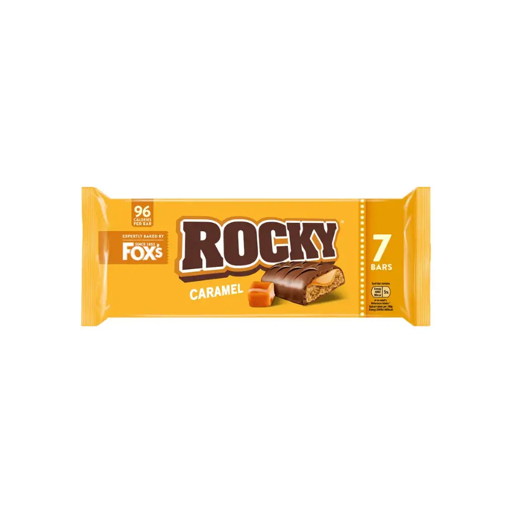 Fox's Rocky Caramel 7Pk 136.5g