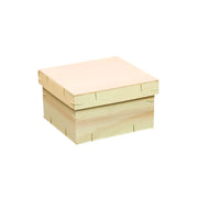 Large Square Plywood Gift Box with Lid