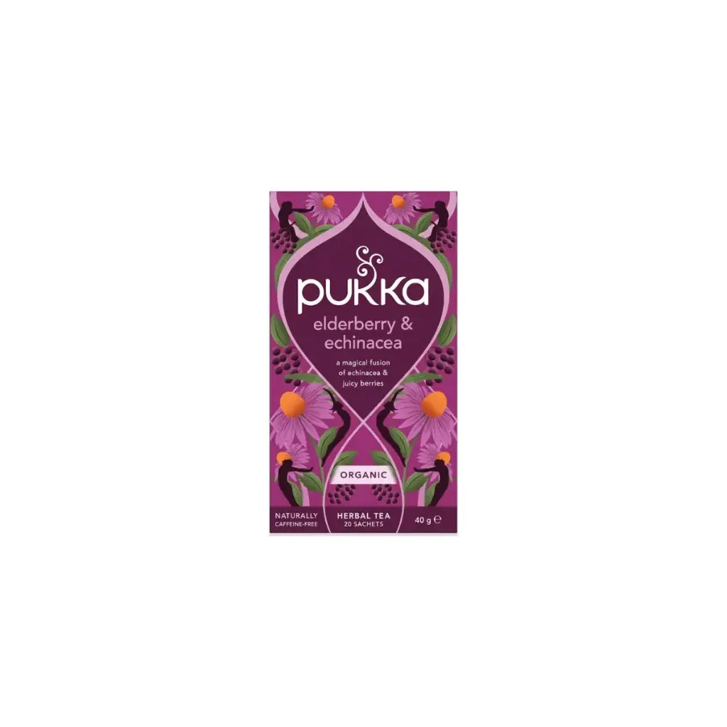 Pukka Elderberry & Echinacea Og 20 Bags 40g