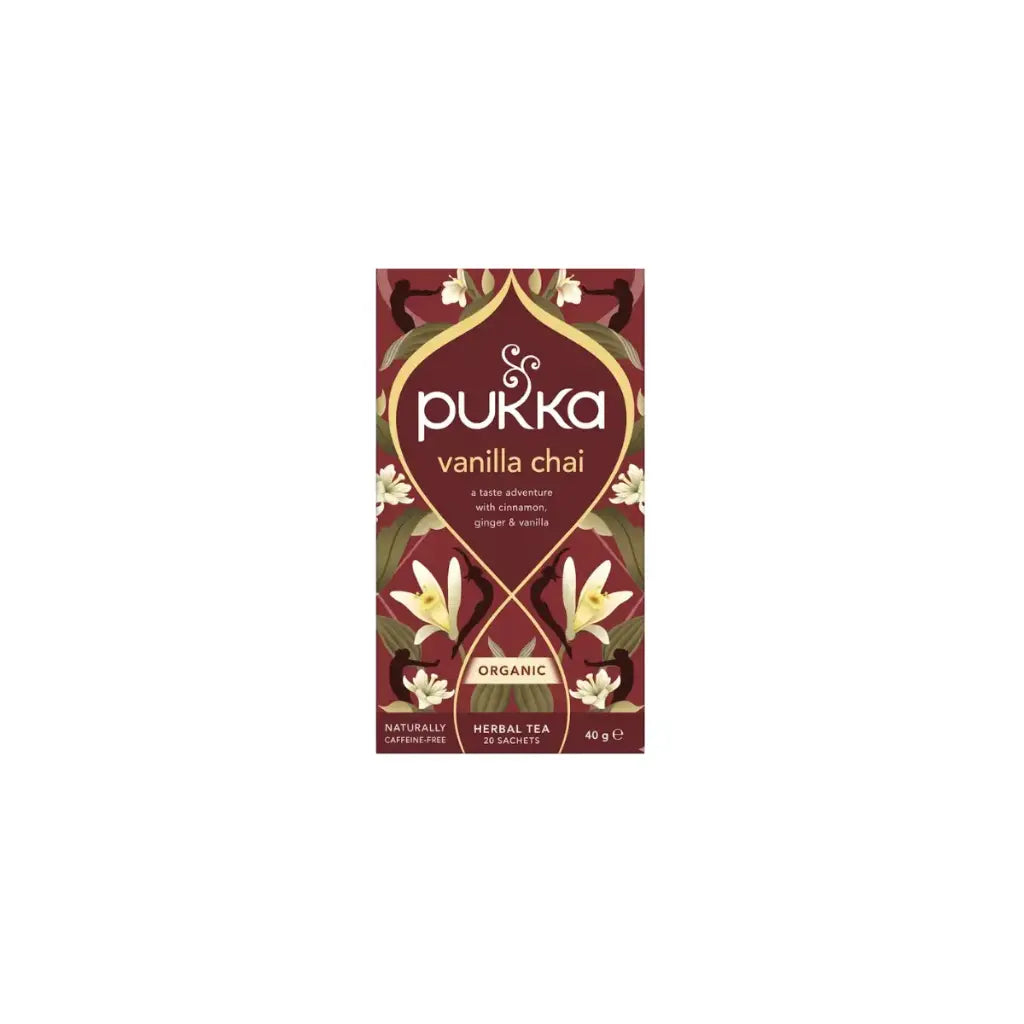 Pukka Vanilla & Herbal Chai Og 20 Bags 40g