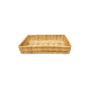 Medium Natural Shallow Wicker Tray CW30N