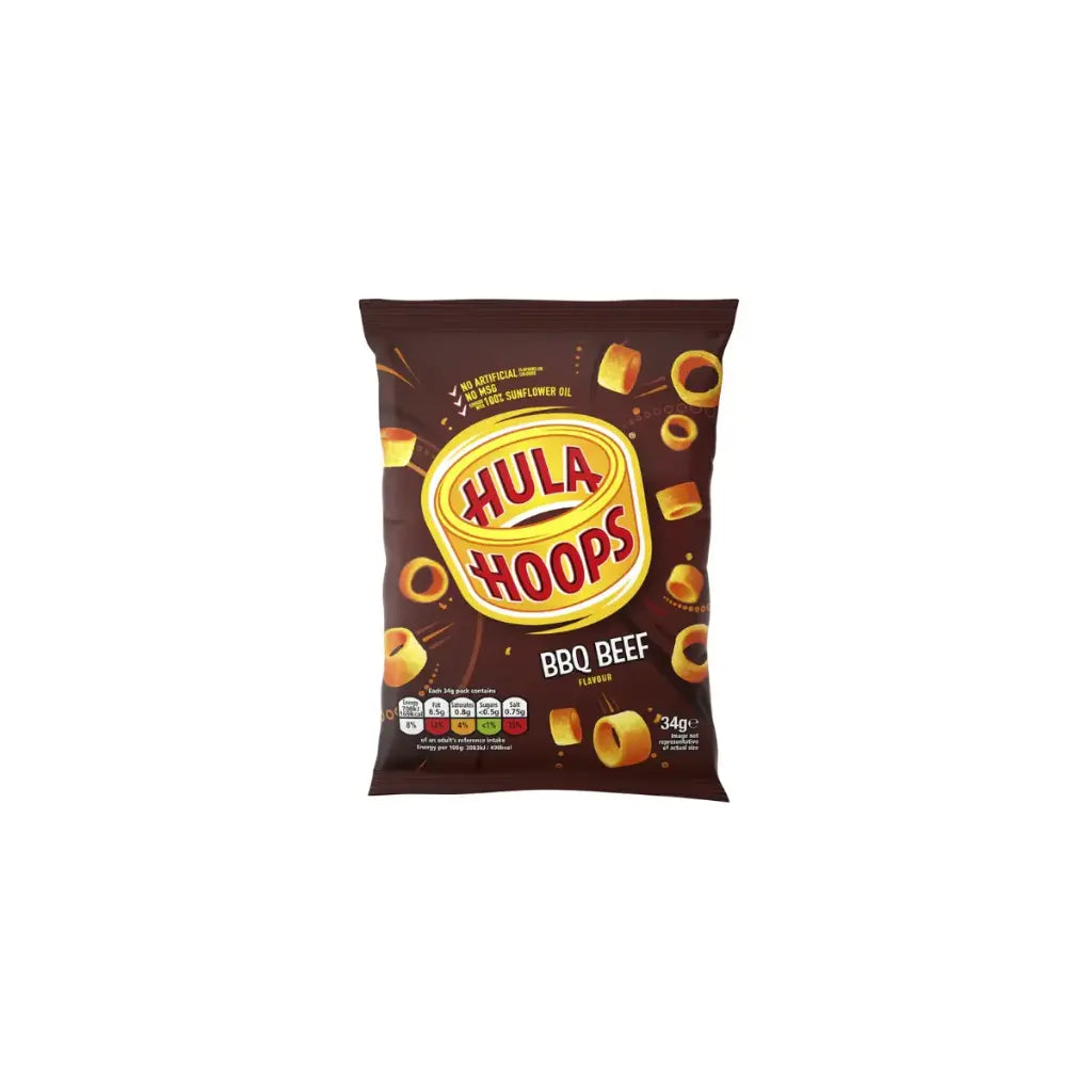 Hula Hoops Barbeque Beef Flavour 34g