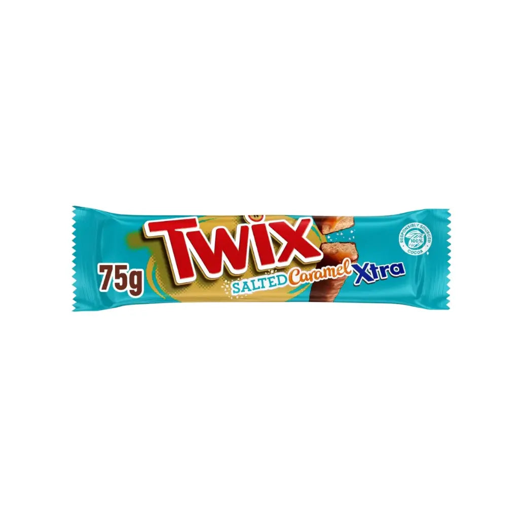 Twix Xtra Twin Salted Caramel Bar 24x75g