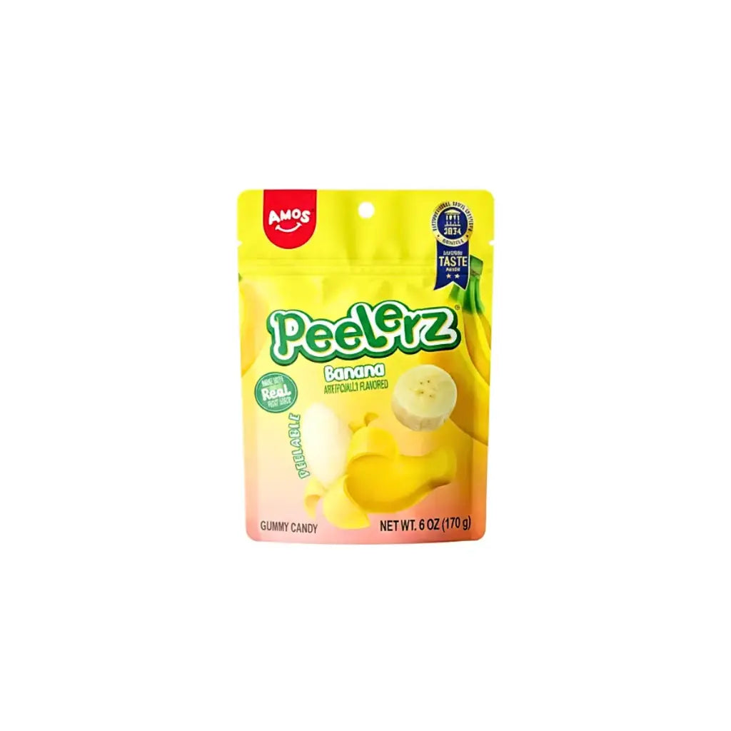 Amos Peelerz Gummy Banana Candy 120g 