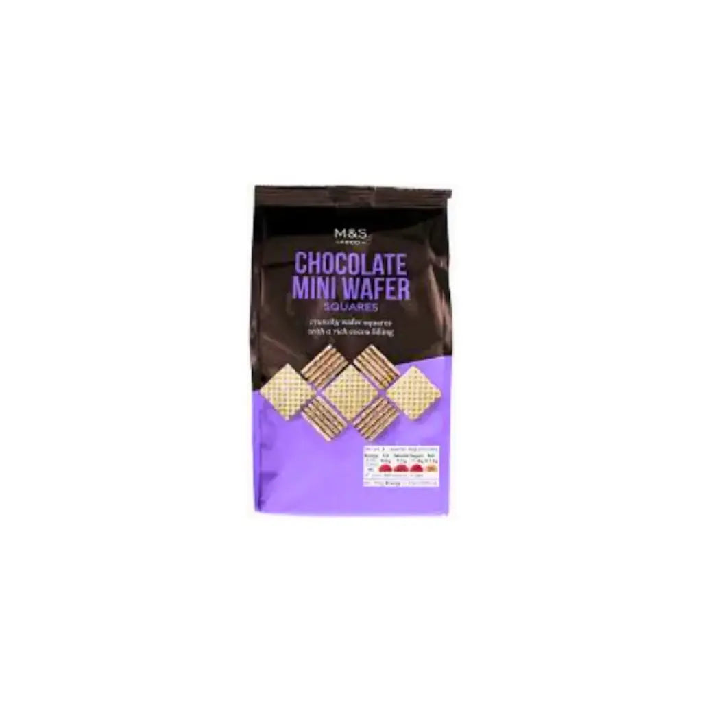M&S Chocolate Mini Wafer Squares 125g