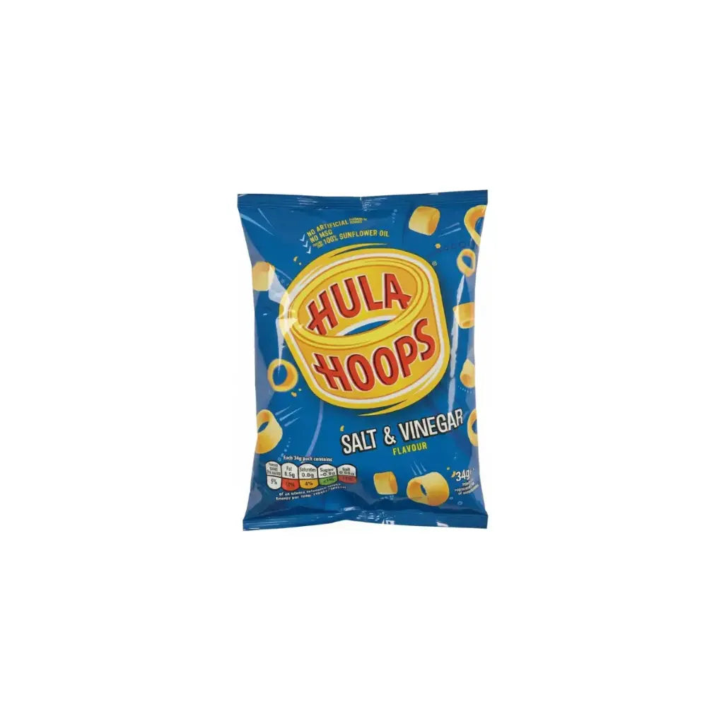 Hula Hoops Salt & Vinegar 34g