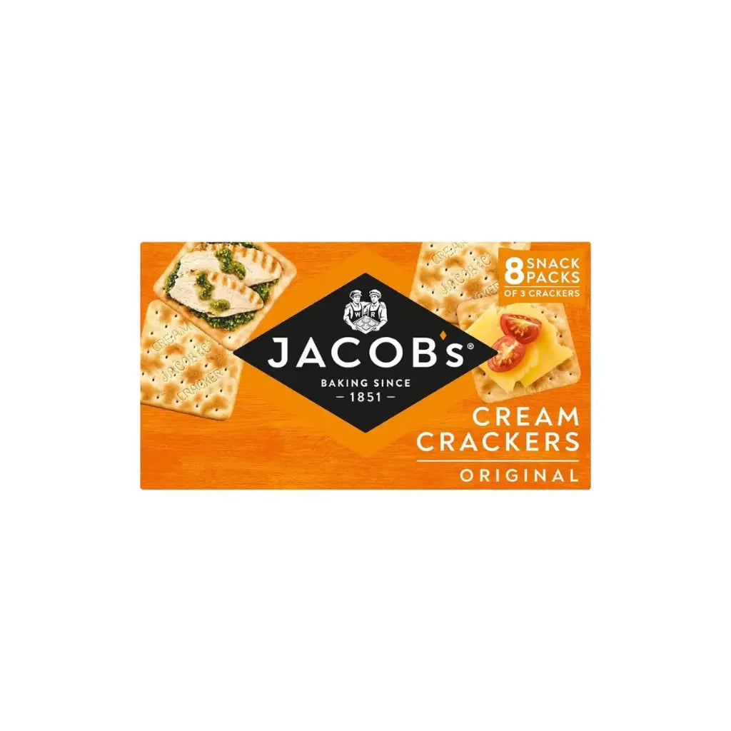 Jacob's Cream Crackers Original Snack Packs 185g