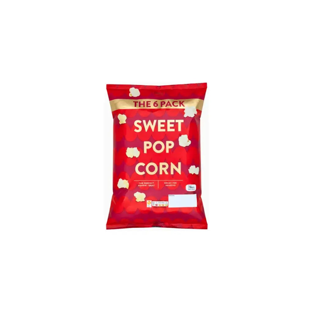 M&S Sweet Popcorn 6pk