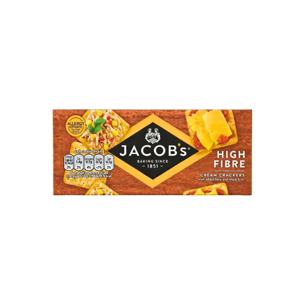 Jacob's High Fibre Cream Crackers 200g