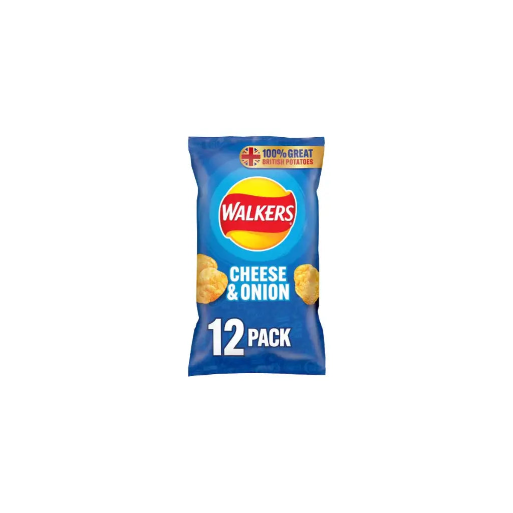 Walkers Cheese & Onion 12Pk 300g