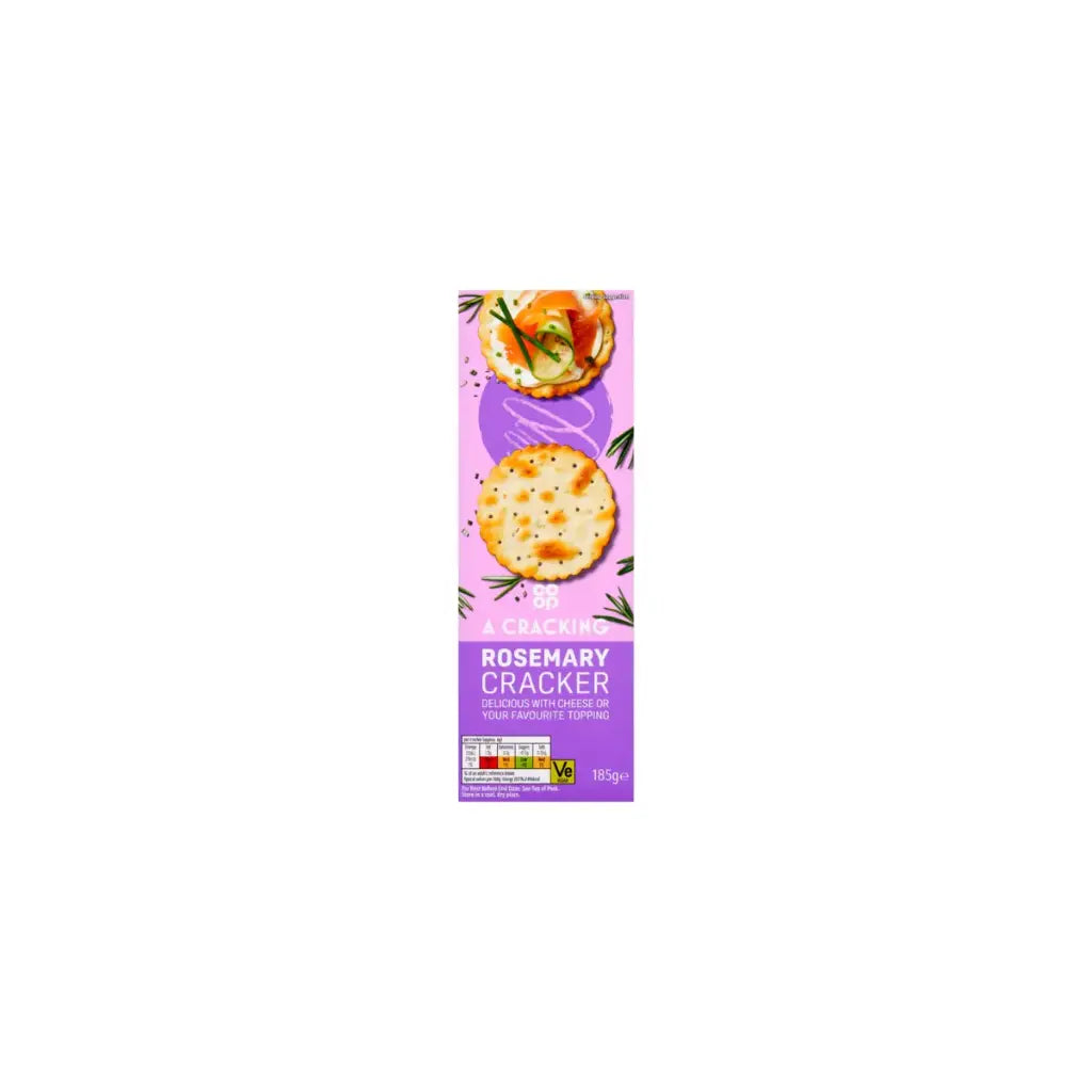 Co-op Rosemary Crackers 185g