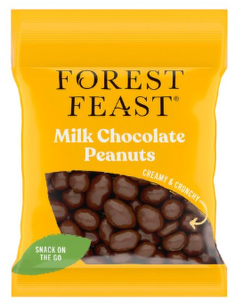 Forest Feast Milk Chocolate Peanuts 65g