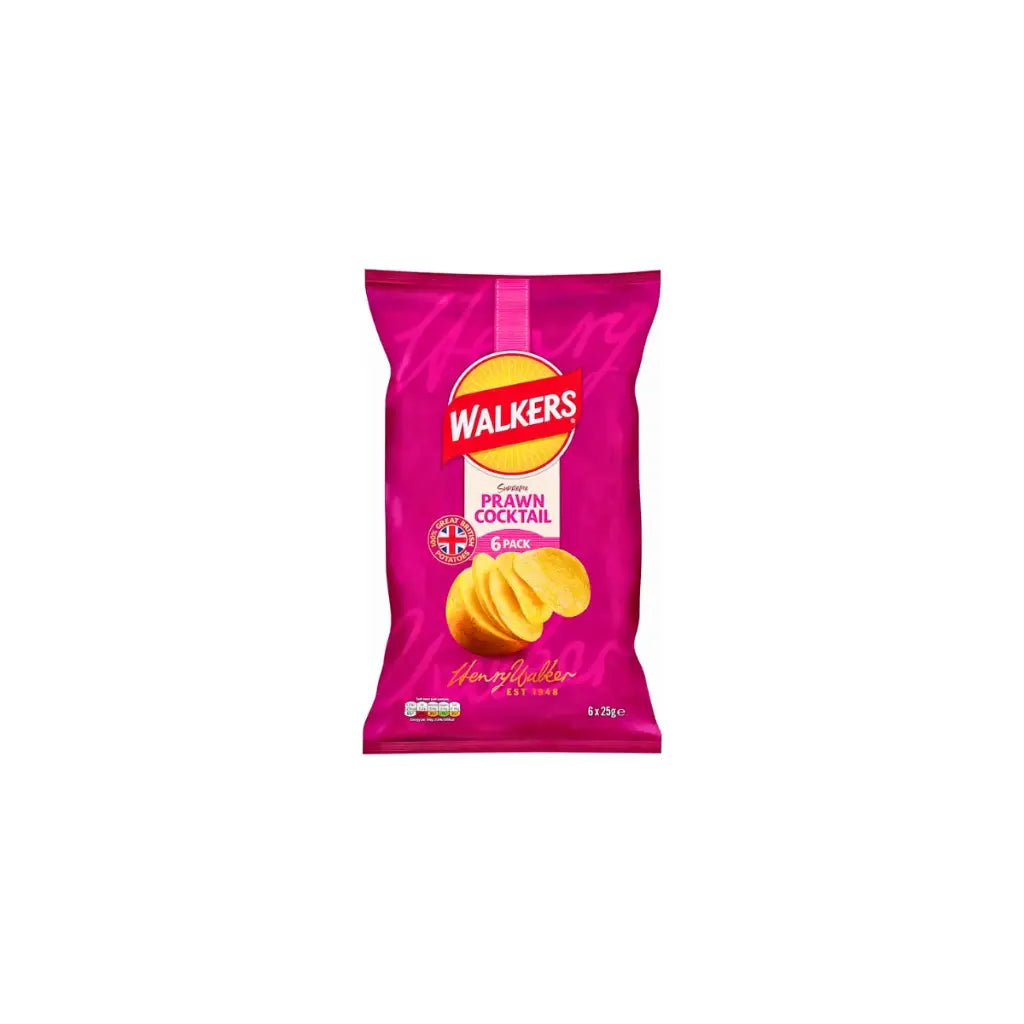 Walkers Prawn Cocktail 6x25g