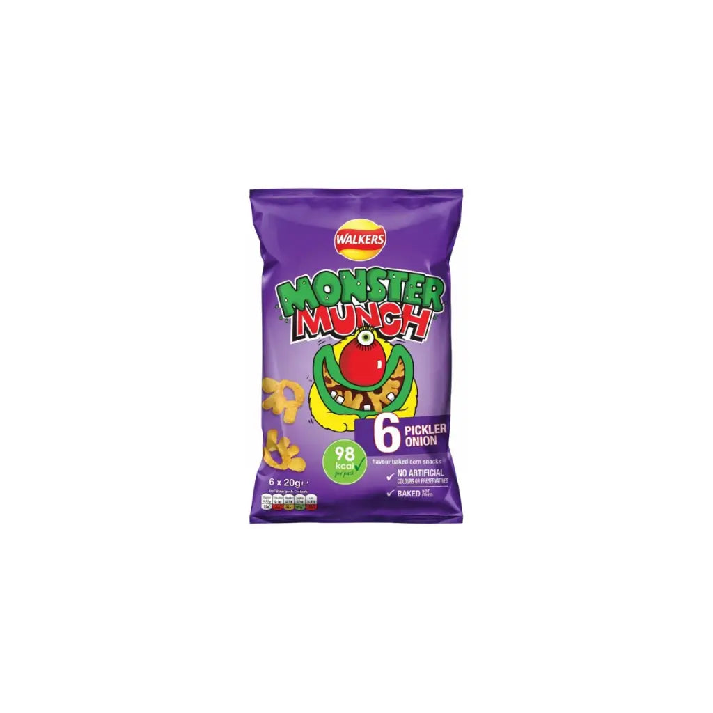 Monster Munch Pickled On 6x20g