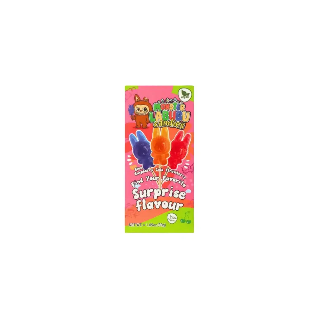 Monster Labubu Surprise Flavour Lollipop 30g