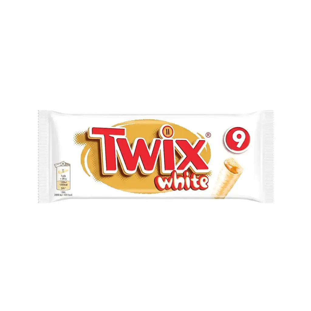 Twix White Biscuit 9Pk 180g