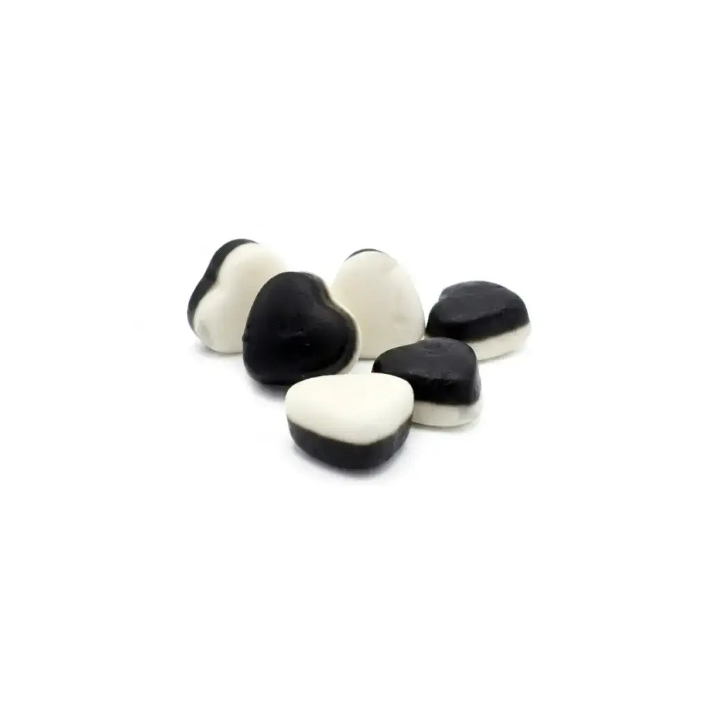 Liquorice Hearts Sweets 100g