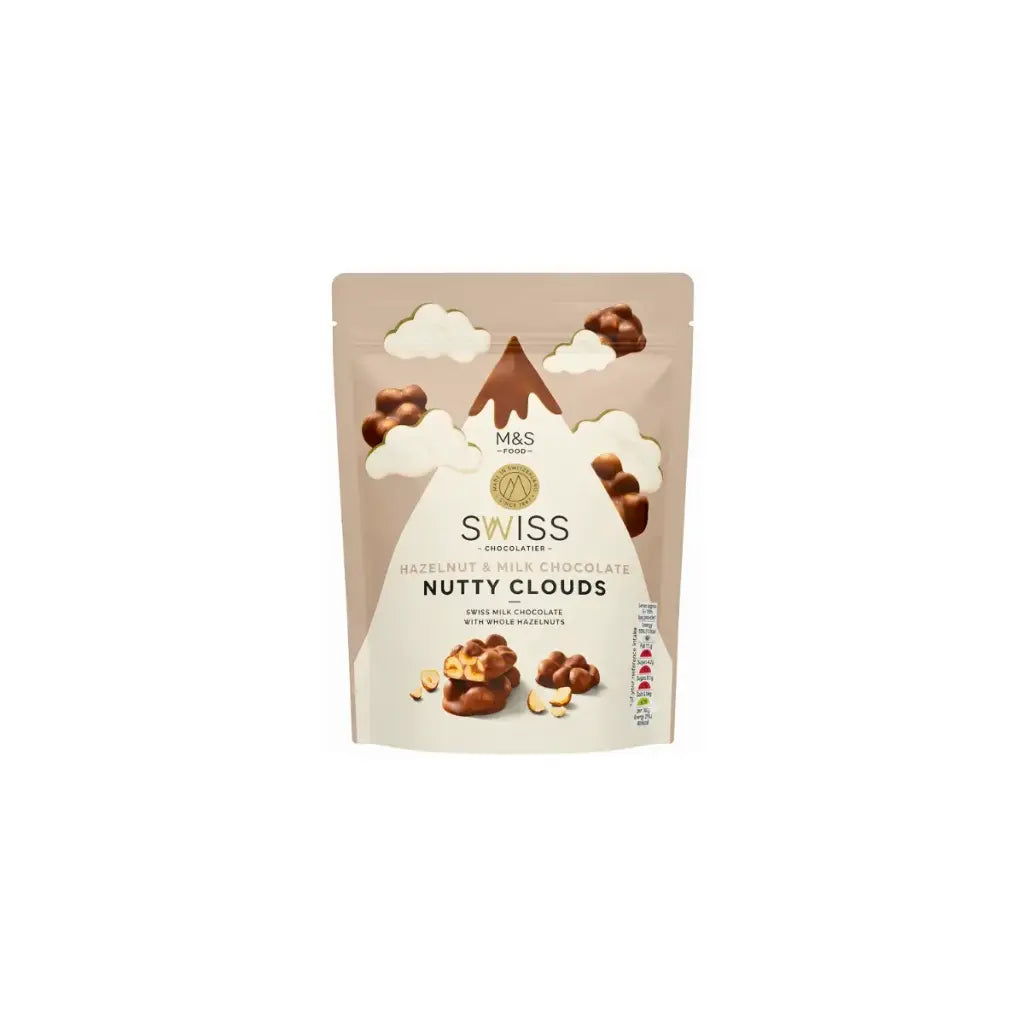 M&S Hazelnut Milk Chocolate Nutty Clouds 100g