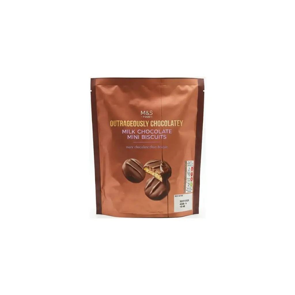 M&S Outrageously Chocolate Mini Biscuits 200g