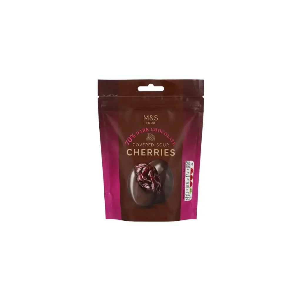 M&S 70% Dark Chocolate Cherries 130g