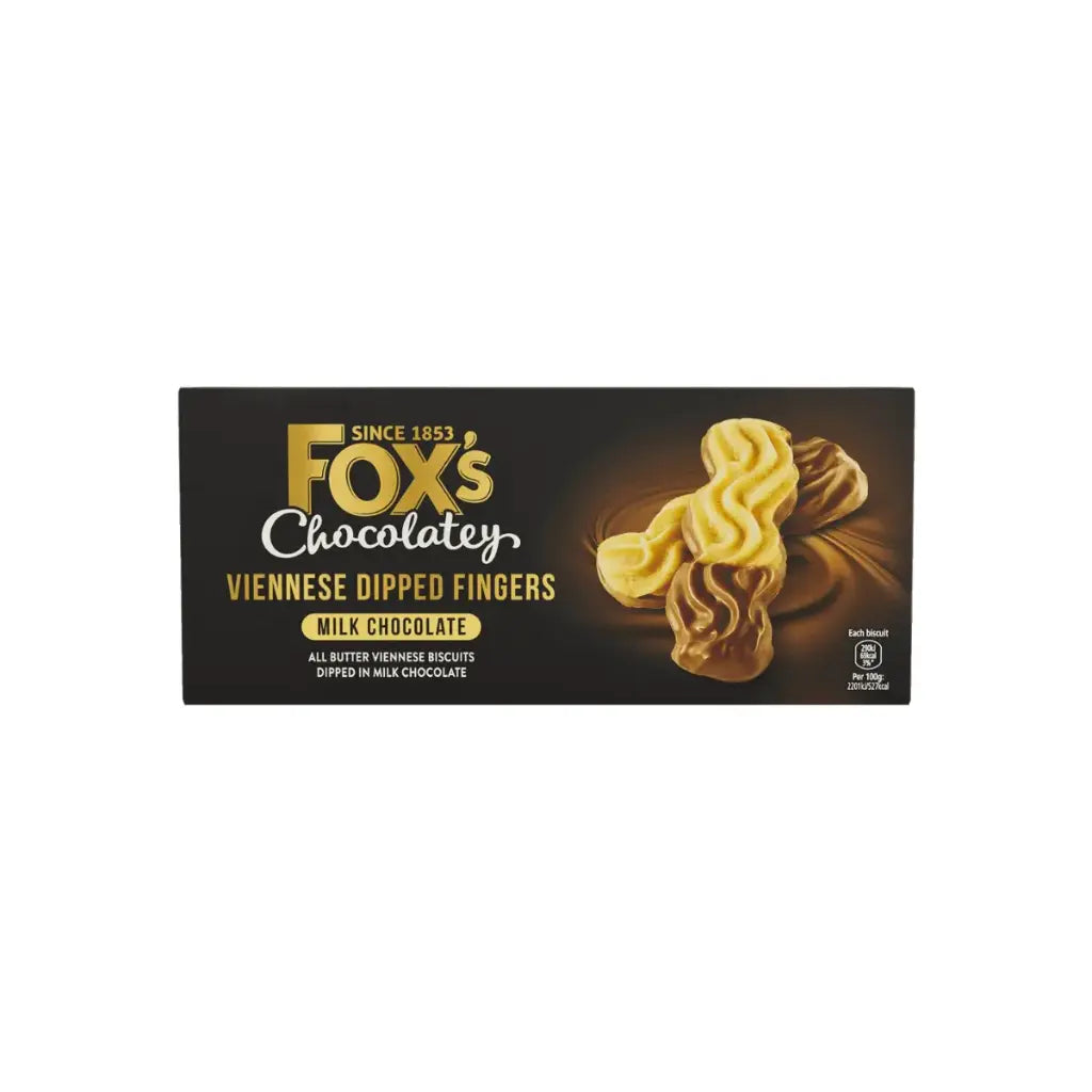 Fox’s Chocolatey Biscuits Viennese Milk Chocolate Dipped Fingers 105g