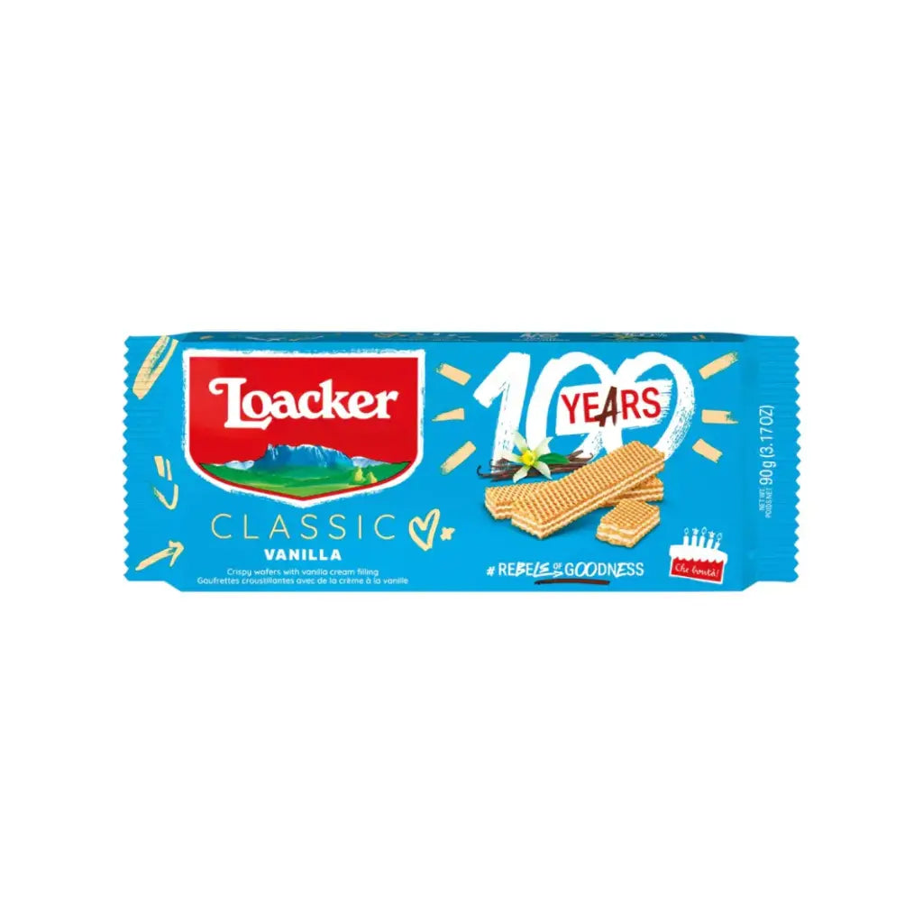 Loacker Classic Vanilla Wafers 90g