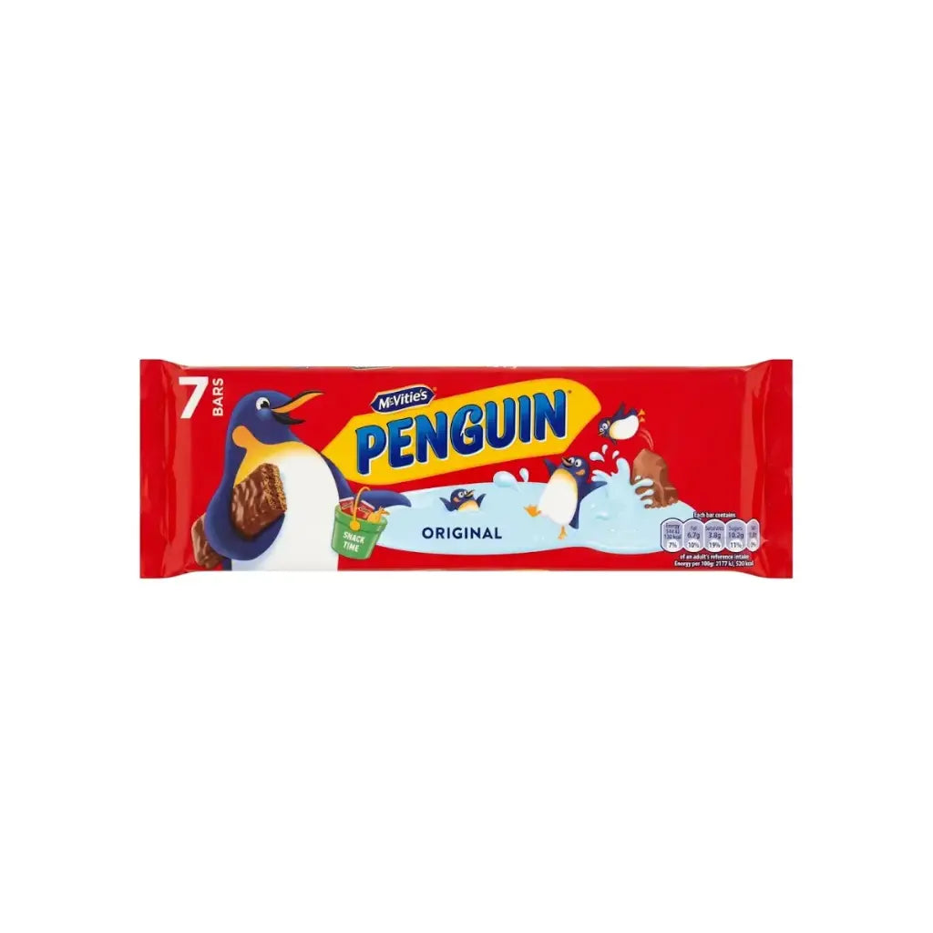 McVitie's Penguin Original Biscuit Bars 7Pk 172.2g