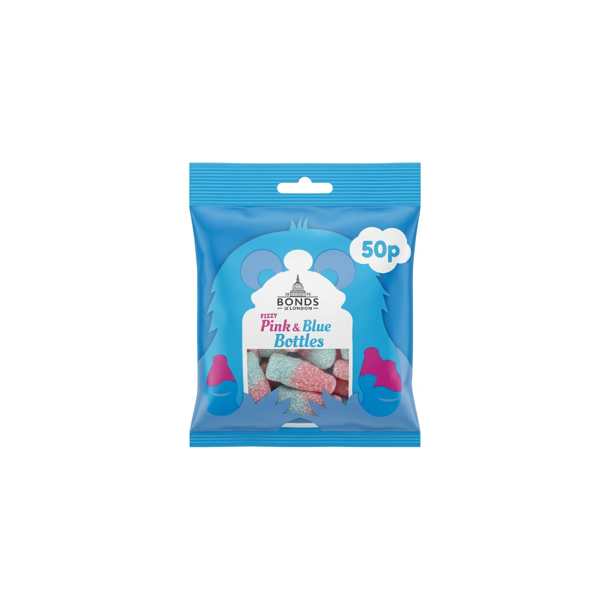 Bonds Fizzy Pink & Blue Bottles