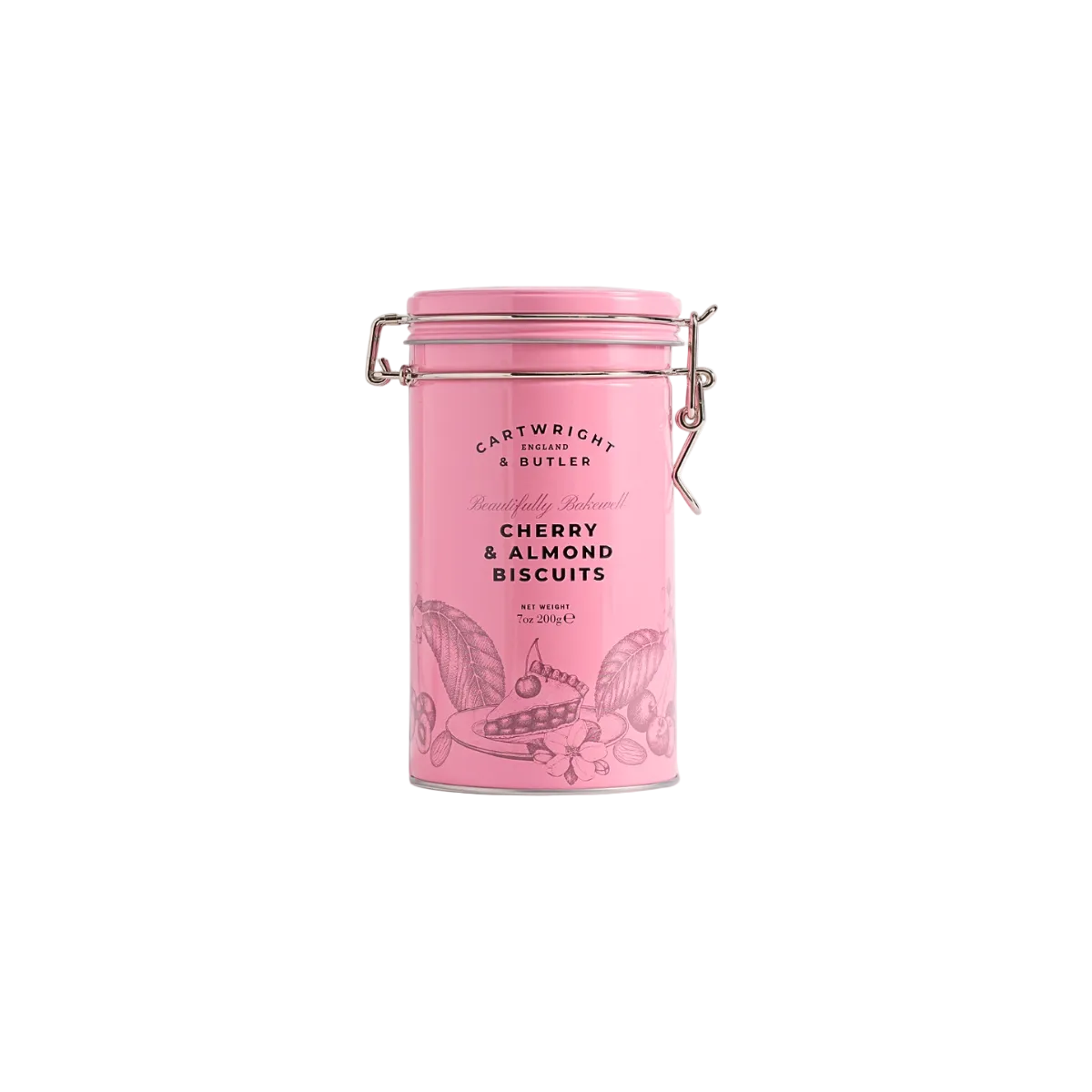 C&B Cherry & Almond Biscuits in Tin 200g