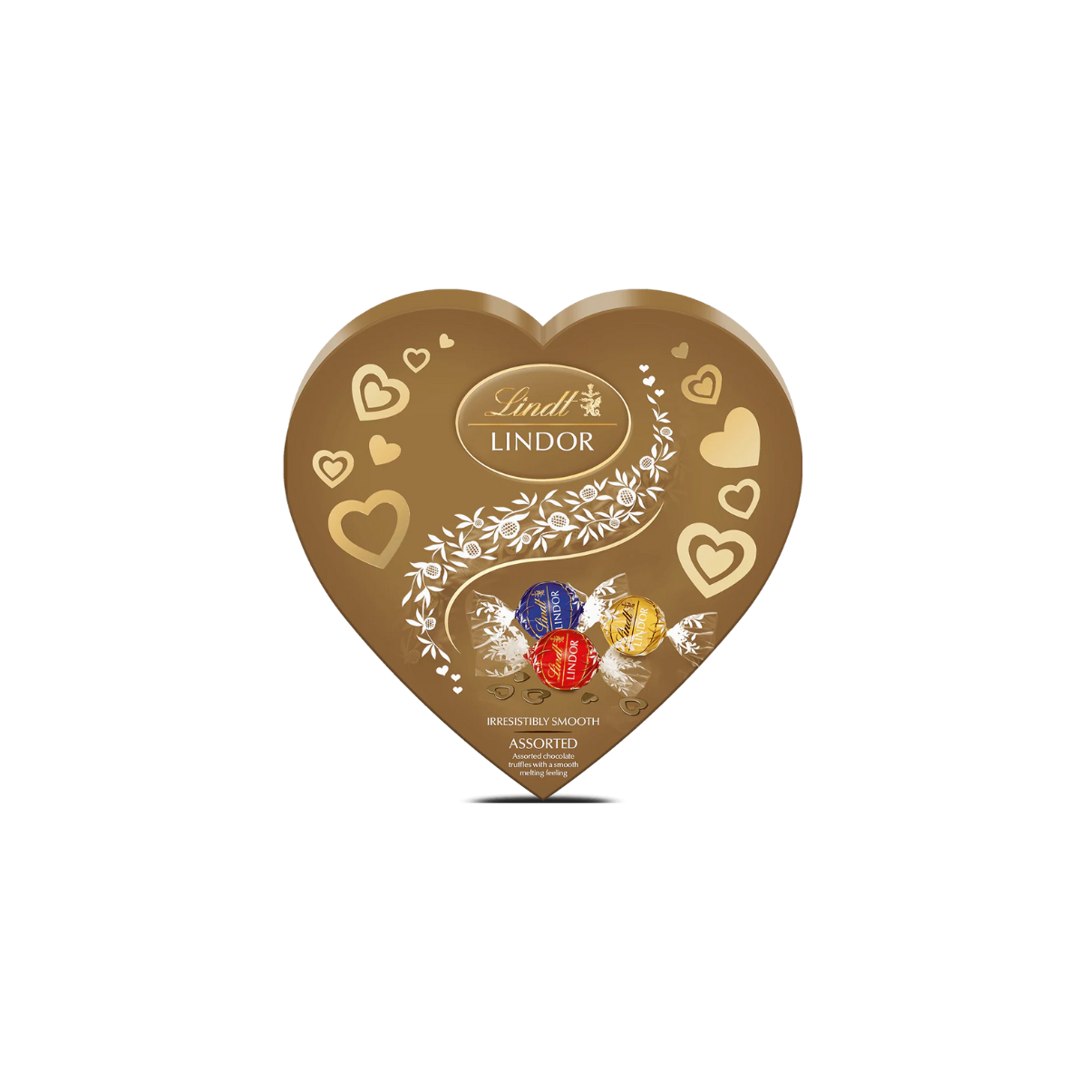 Lindt Lindor Assorted Chocolate Truffles with a Smooth Melting Filling Box 200g