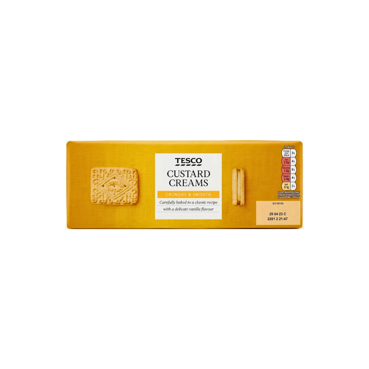 Tesco Custard Cream Biscuits 400g