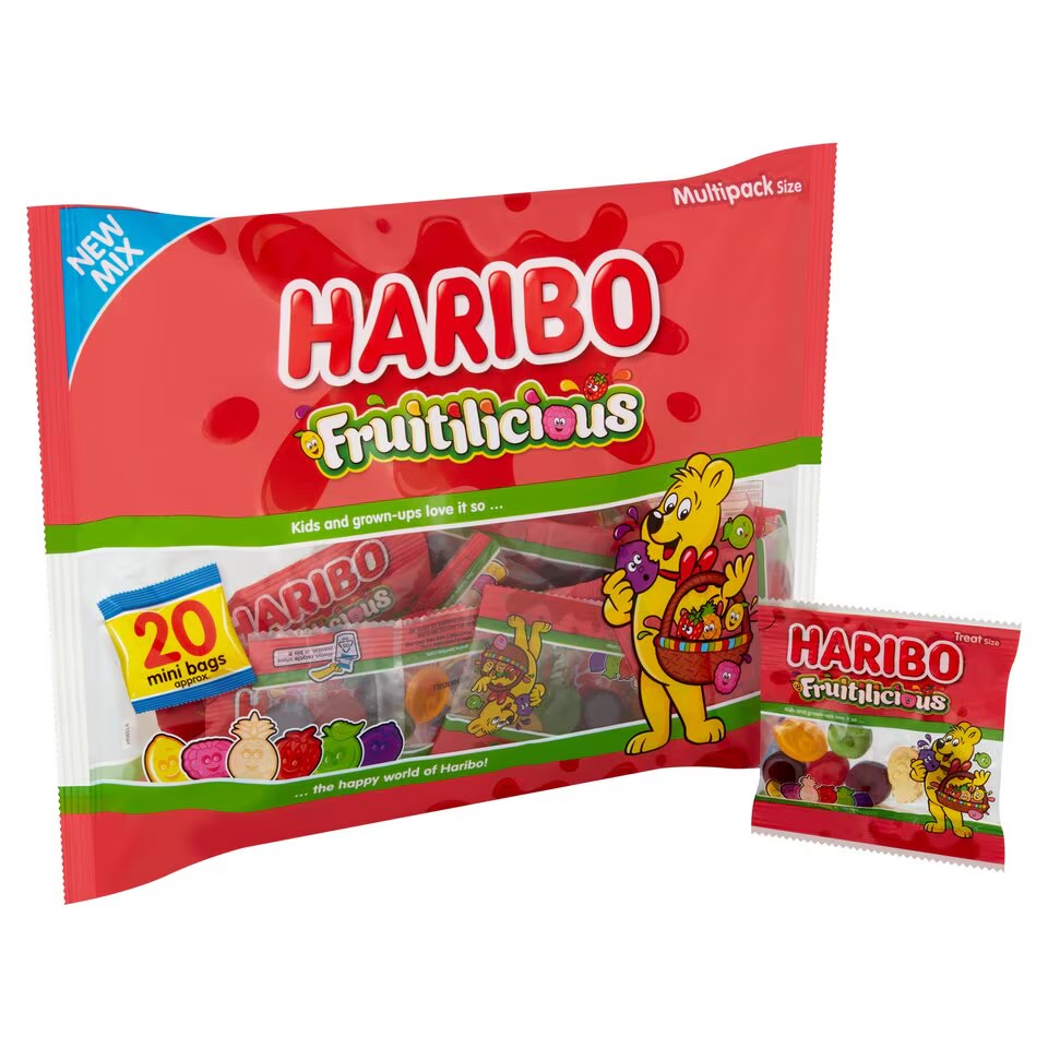 Haribo Fruitilicious Multipacks 320G