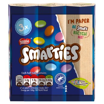 Smarties Tube 3Pk