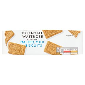 Essential Waitrose Malted Milk Biscuits (200G)