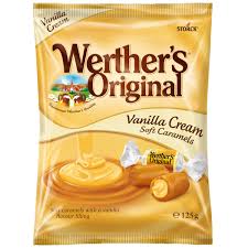 Werther's Original Vanilla Cream Soft Caramels 125G