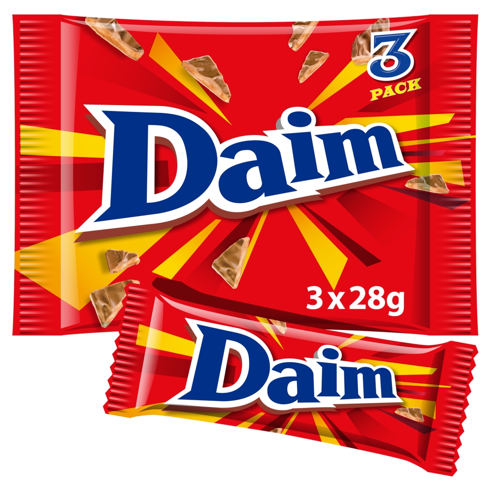 "Daim Chocolate Bar 3 Pack 84g "