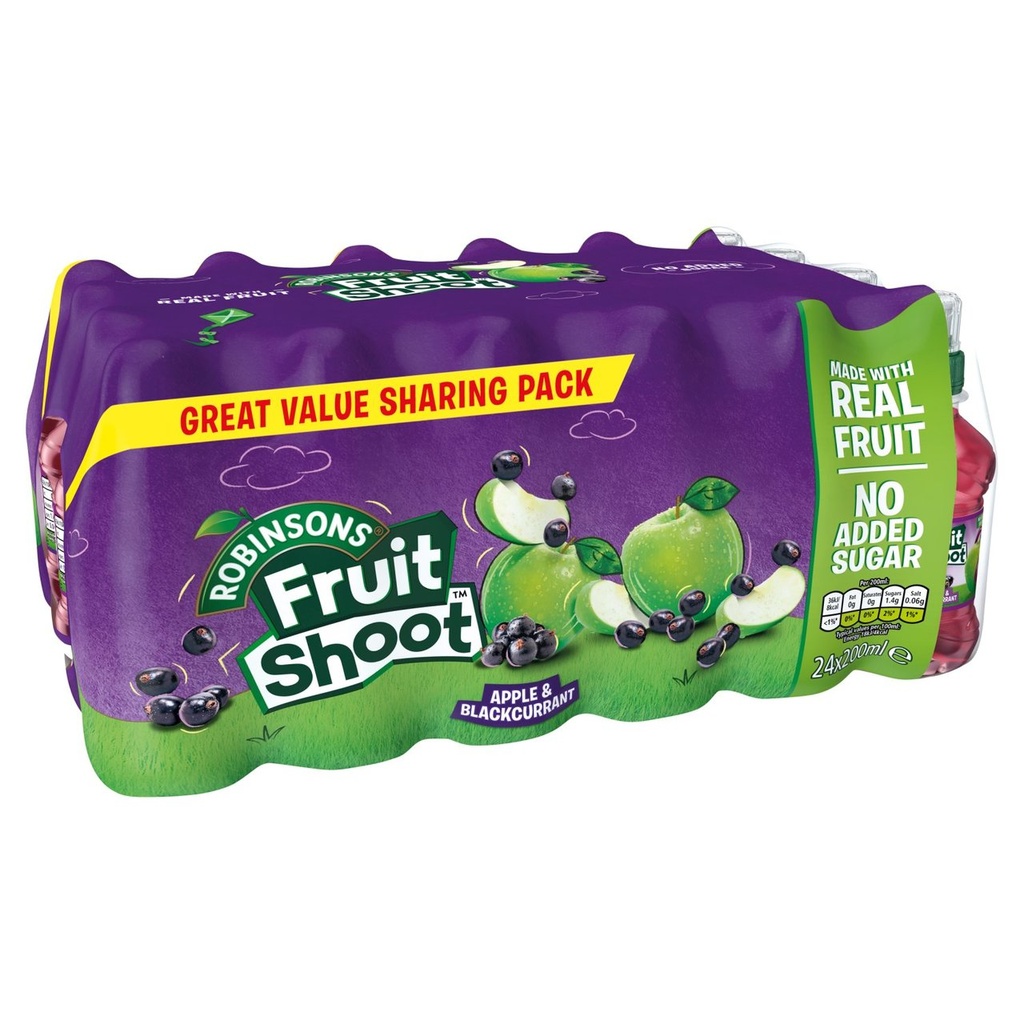 Fruitshoot Apple & Blackcurrant Pack Of 24