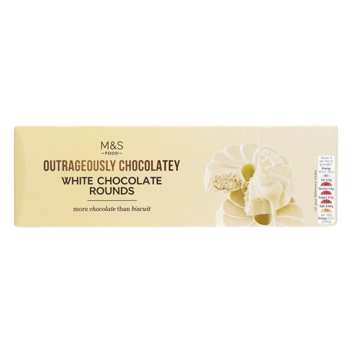 M&S Outrageous White Chocolate Round