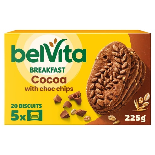 Belvita Cocoa Choco Chip 225G