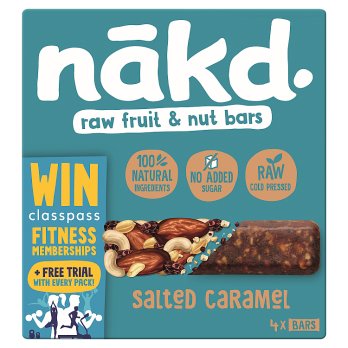 Nakd Salted Caramel 4Pk 4X35G