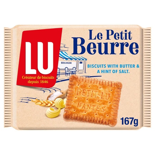 Lu Petit Beurre Salted Butter Biscuit 167G