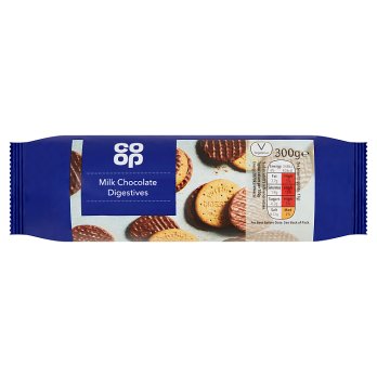 Co Op Milk Chocolate Digestive Biscuit 12X300G