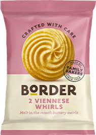 Border Mini Biscuit Viennese Whirls