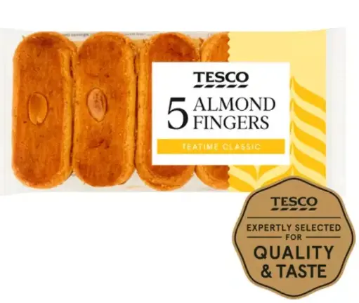 Tesco Almond Fingers 5 Pack