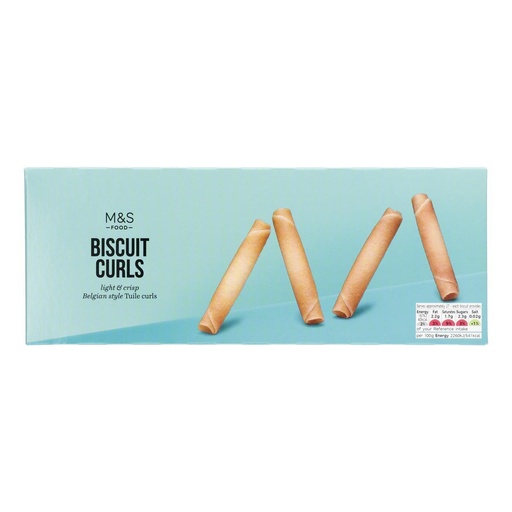 M&S Belgian Biscuit Curls